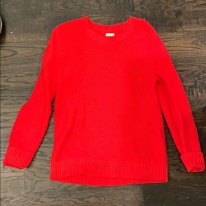 J.Crew Red Sweater